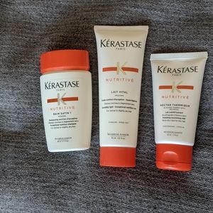 Kerastase Shampoo/Condition/Dry set